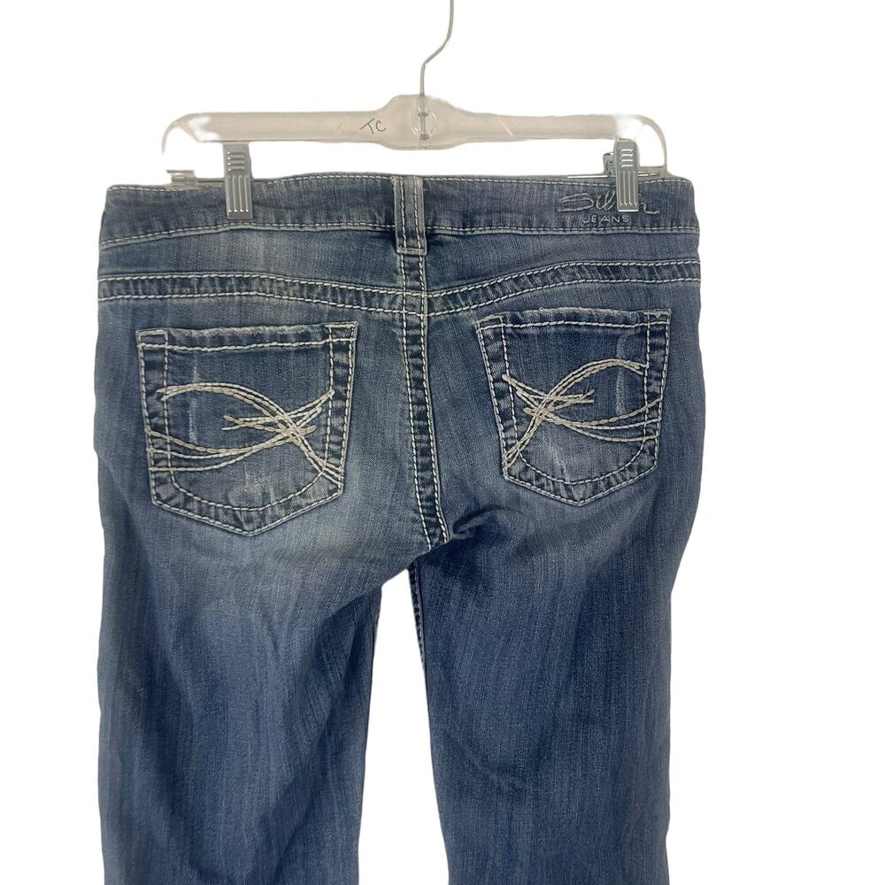Silver Jeans Women's Size 28 Tuesday Capri Embroidered Pockets Jeans‎